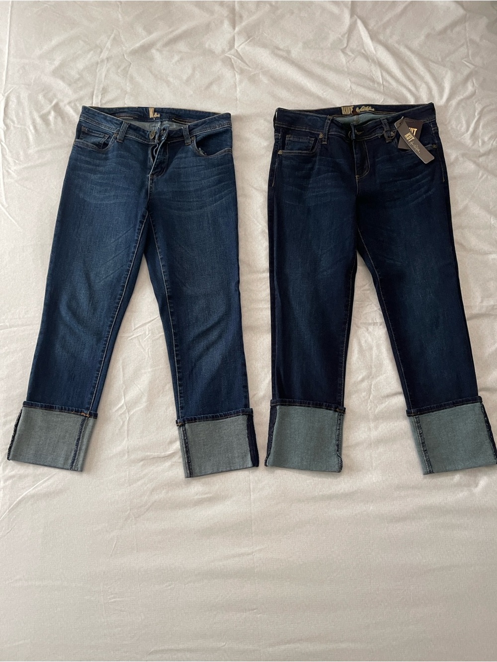 2 pairs of Womens jeans “KUT from the kloth size 4 nwt